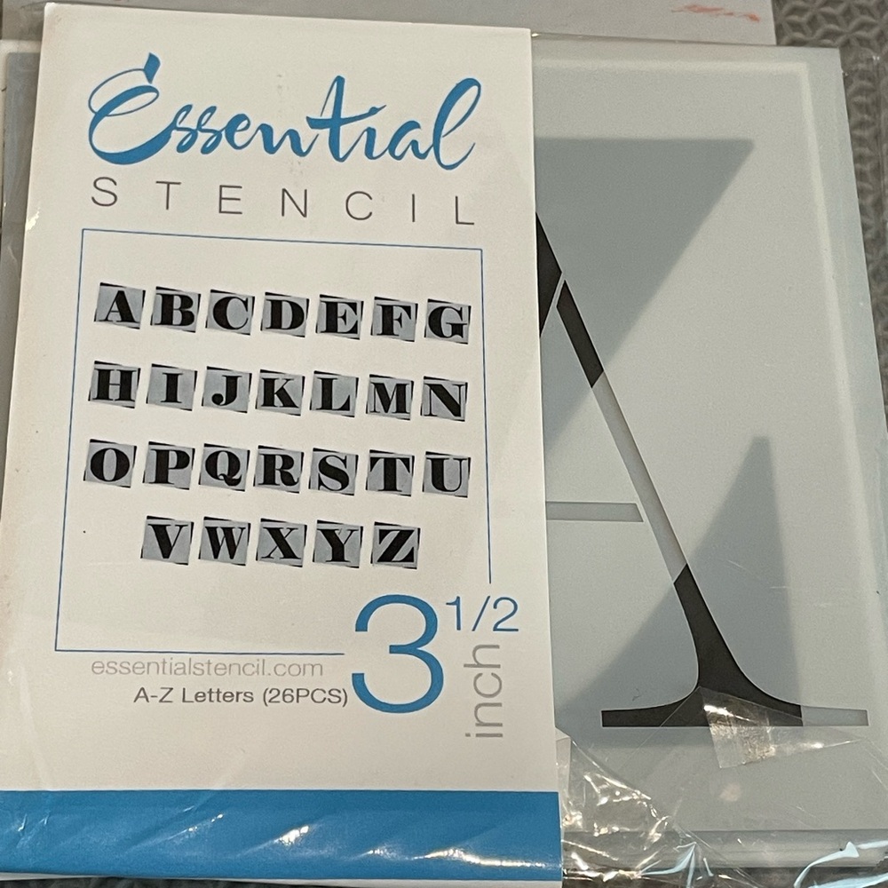 Essential Stencil A-Z Letter Set